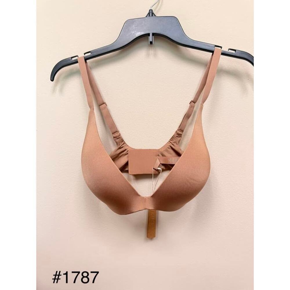 SKIMS WIRELESS FORM Push Up Plunge Bra - Sienna Size 32DD NWT #1787